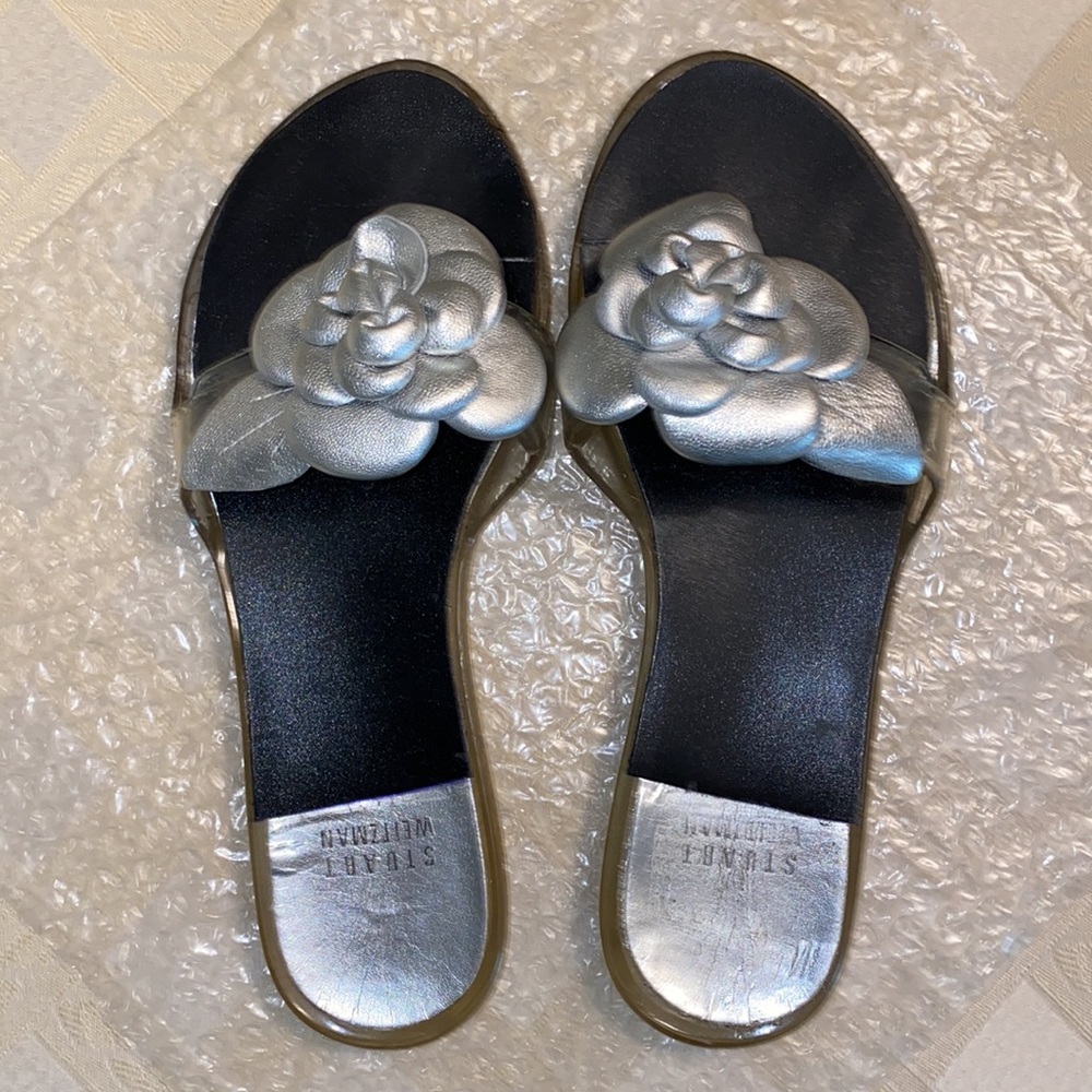 🌸 STUART WEITZMAN SLIDES/SANDALS - Picture 2 of 9